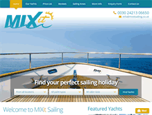 Tablet Screenshot of mixitsailing.co.uk